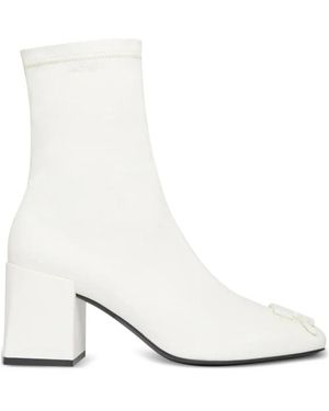 Courreges Heeled Boots - Bianco