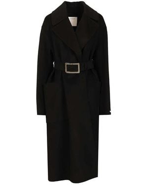 Sportmax Belted Coats - Black