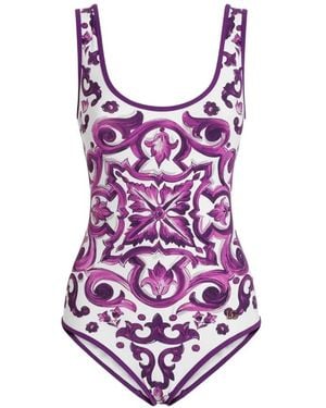 Dolce & Gabbana One-Piece - Purple
