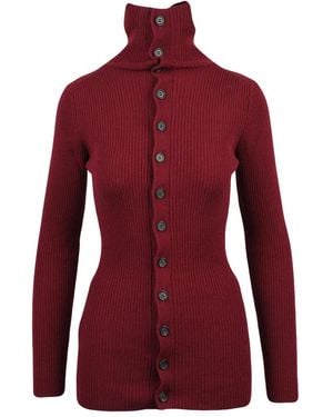 Yohji Yamamoto Cardigan Cannettato - Rot