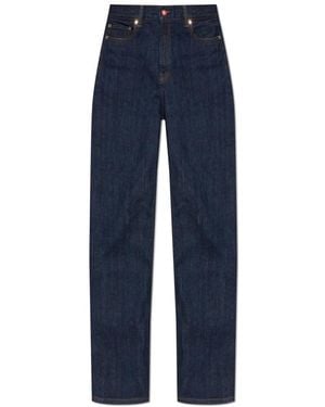 CASABLANCA Straight Jeans - Blu