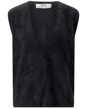 SMINFINITY V-Neck Knitwear - Nero