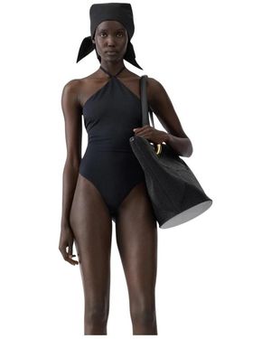 Jacquemus Tops ,Zwart ,Tweed Tops