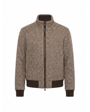 Peserico Bomber Jackets - Brown