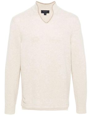 Sease V-Neck Knitwear - White