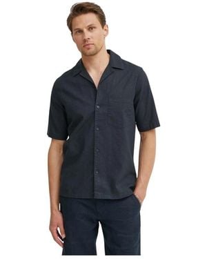 Samsøe & Samsøe Short Sleeve Shirts - Blau