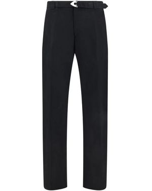 McQueen Pfeil Gürtel Hose - Blau