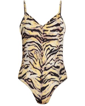KENZO Tiger Badeanzug - Natur