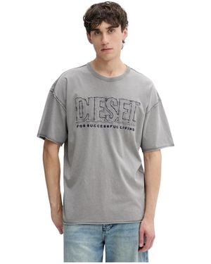 DIESEL Tops ,Grijs ,Katoen T-Rawboxt T-Shirt