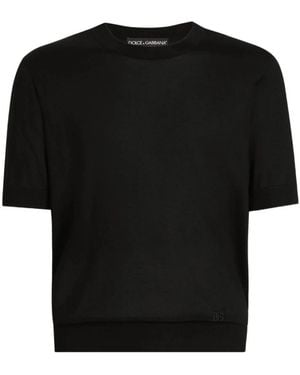 Dolce & Gabbana Round-Neck Knitwear - Zwart