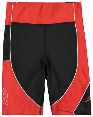 Nike Fitness ,Veelkleurig ,Polyester Essential Quai 54 Bike Shorts - Rood