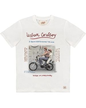 Bob Tops ,Wit ,Katoen T-Shirt