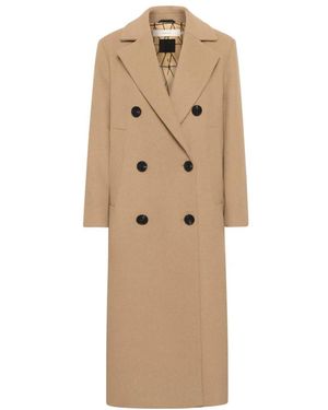 Inwear Double-Breasted Coats - Neutro