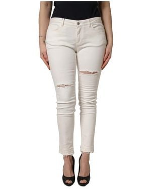 Dolce & Gabbana Skinny Fit Jeans - White