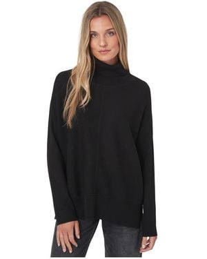 Repeat Cashmere 1025 Rollkragenpullover - Schwarz