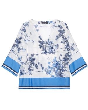 Elena Miro Stilvolle Bluse Für Frauen - Blau