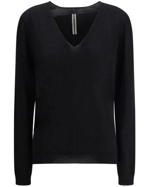 Rick Owens Cashmere Knitwear - Negro