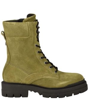 Guess Wildleder Stiefelette Gummisohle Reißverschluss - Grün