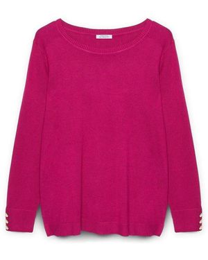 FIORELLA RUBINO Round-Neck Knitwear - Rose
