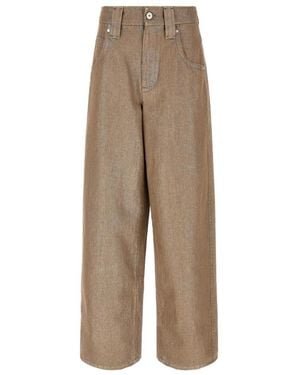 Brunello Cucinelli Baggy Jeans - Naturel