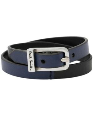 Paul Smith Geflochtenes Lederarmband - Schwarz