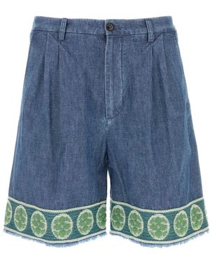 Valentino Garavani Denim Shorts - Blue