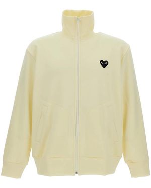 COMME DES GARÇONS PLAY Zip-Throughs - White