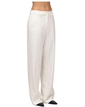 GUAJA. Wide Trousers - Blanco