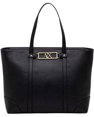ARMANI EXCHANGE Polly M Tote - Schwarz