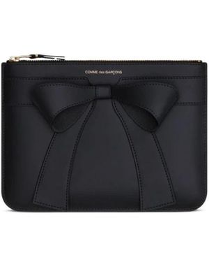 Comme des Garçons Big Bow Portemonnee - Zwart