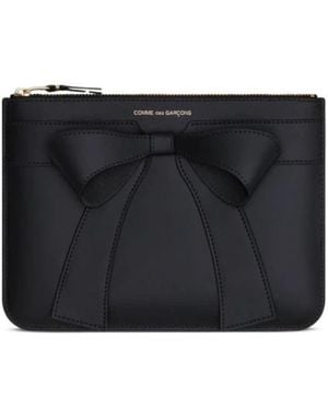 Comme des Garçons Big Bow Portemonnee - Zwart
