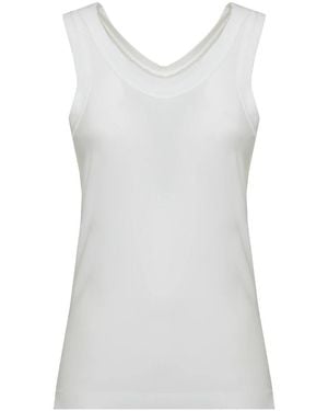 Norma Kamali Sleeveless Tops - Blanco