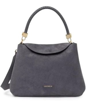 Coccinelle Tassen ,Grijs ,Leer E1 Vcl 18 01 01 Y18 - Blauw