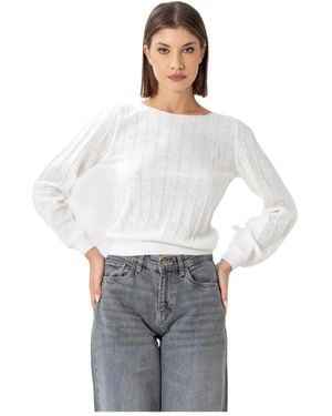 Kocca Round-Neck Knitwear - White