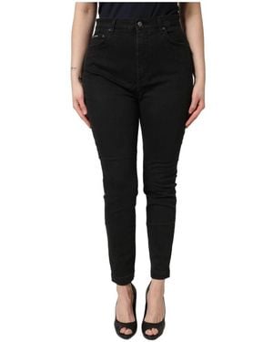 Dolce & Gabbana Skinny Fit Jeans - Black