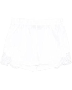Versace Korte Broeken ,Wit ,Short Shorts