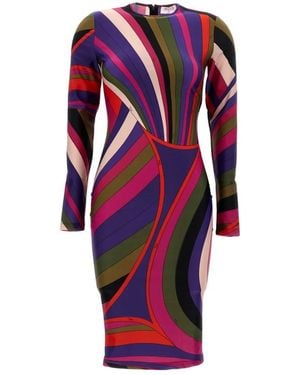 PUCCI Midi Dresses - Red