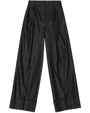 REMAIN Birger Christensen Wide Trousers - Grey