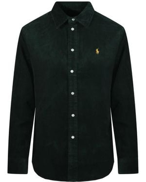 Ralph Lauren Overhemden ,Groen ,Sportshirt - Zwart