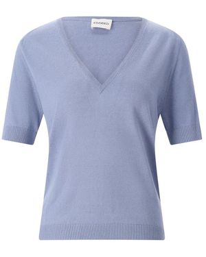Closed V-Ausschnitt Strickware - Blau