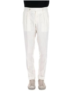 Barba Napoli Slim-Fit Trousers - Grijs
