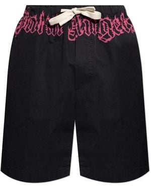 Palm Angels Casual Shorts - Azul