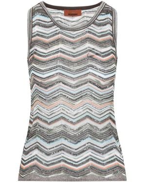 Missoni Sleeveless Tops - Gris