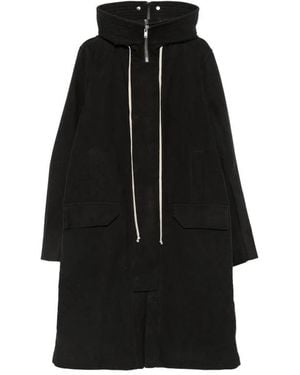 Rick Owens Coats - Black