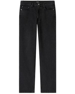 A.P.C. Straight Jeans - Negro