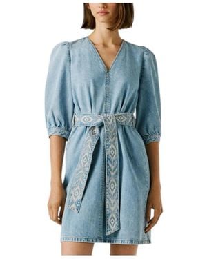 Pepe Jeans Short Dresses - Azul