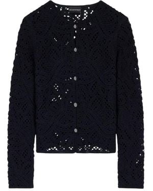 Emporio Armani Cardigans - Azul
