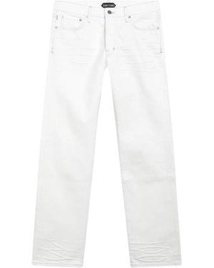 Tom Ford Straight Fit Jeans - White