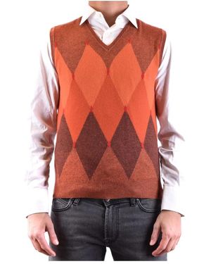Kangra Sleeveless Knitwear - Rosso