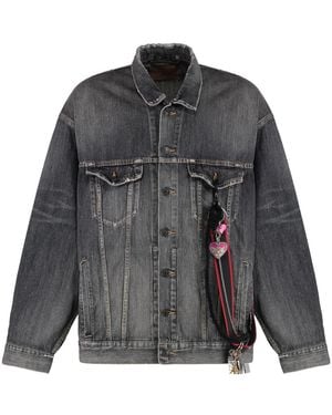 Balenciaga Denim Jackets - Grey